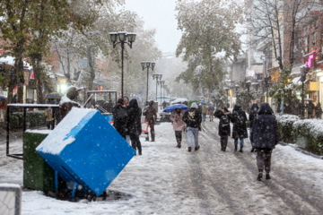 Iran-décembre 2024 : chutes de neige d’automne à Rasht au nord (Photo : Mojtaba Mohammadi)