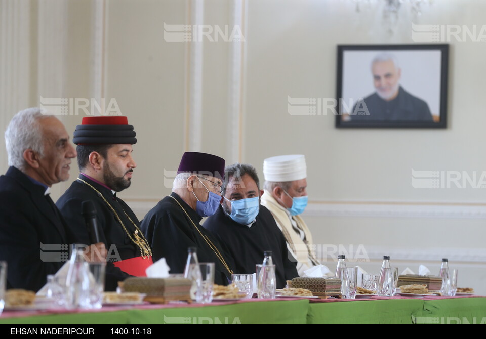 دیدار وزیر امور خارجه با نمایندگان اقلیت های دینی