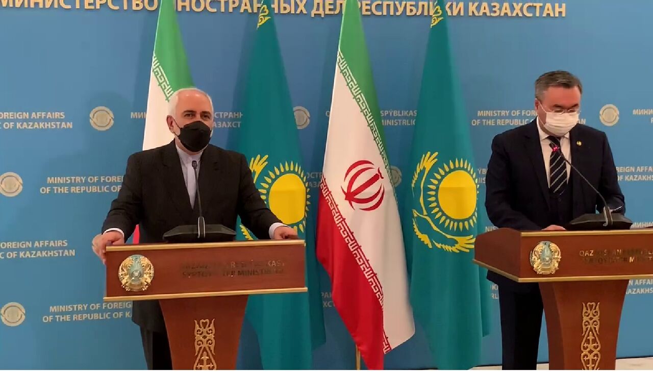 Many commonalities connect Iran, Kazakhstan: Zarif