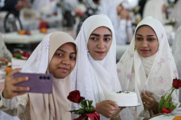 Cérémonie de mariage étudiant à l’Université militaire Imam Hossein (béni soit-il)