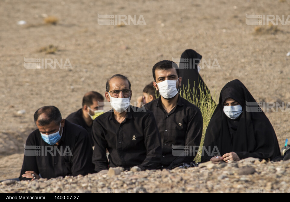 عزاداری در صحرای سمنان