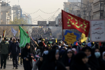 110 000 membres des forces Basij organisent un exercice pro-palestinien à Téhéran