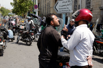 ازدحام و شلوغی بیش از حد در بازار تهران