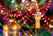 جشن شام ولادت امام کاظم(ع) در حرم رضوی برگزار شد